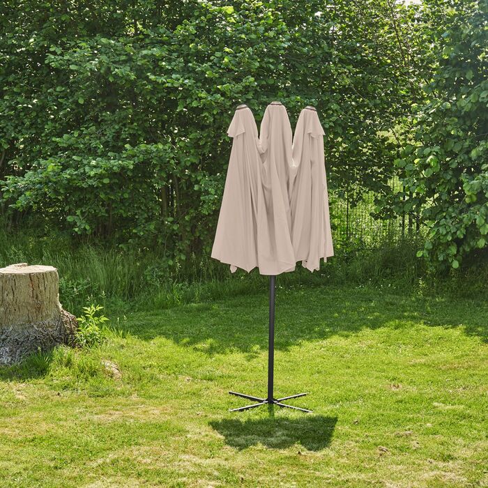 Relaxdays Подвійний парасоль від сонця 460 x 270 см