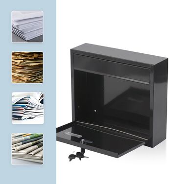 Скріпка Relaxdays для поштової скриньки з табличкою для імені