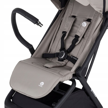 Легка компактна прогулянкова коляска Petite&Mars Flip до 22 кг / Platinum Grey