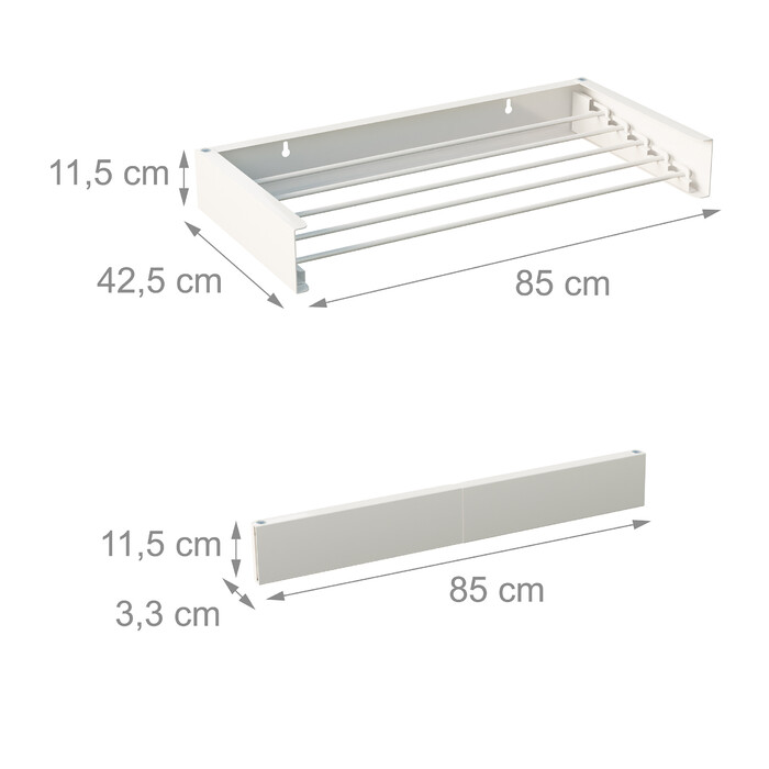 Складна настінна сушарка Relaxdays