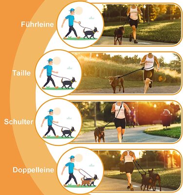 Повідець для собак подвійний повідець для маленьких і середніх собак повідець 3 м Регульований з 2 карабінами повідець для вправ поводок для собак багатофункціональний поводок для собак довжиною 3 метри х 1,0 см (3 м * 10 мм, коричневий)