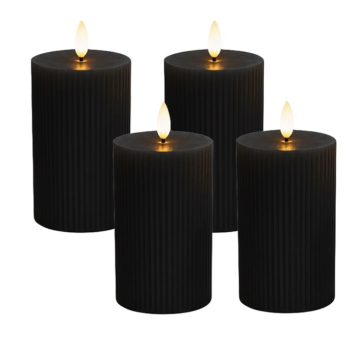 Набір з 4 LED-свічок Relaxdays, 13 см