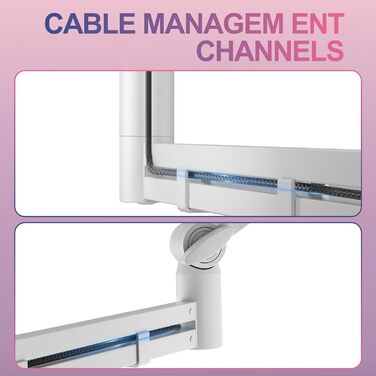 Мікрофонний стійкий кронштейн Low Profile для Blue Yeti, подкастингу та геймінгу, білий - до 2 кг, адаптери 3/8