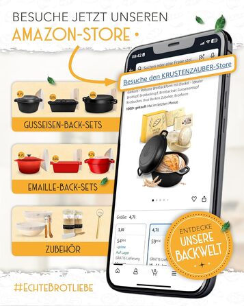 Набір для випічки хліба на заквасці: 2 гнізда для бродіння з ротангу, 600 мл закваски, гнітло, склянка та ніж для хліба. Аксесуари для випічки, 40x40x15 см