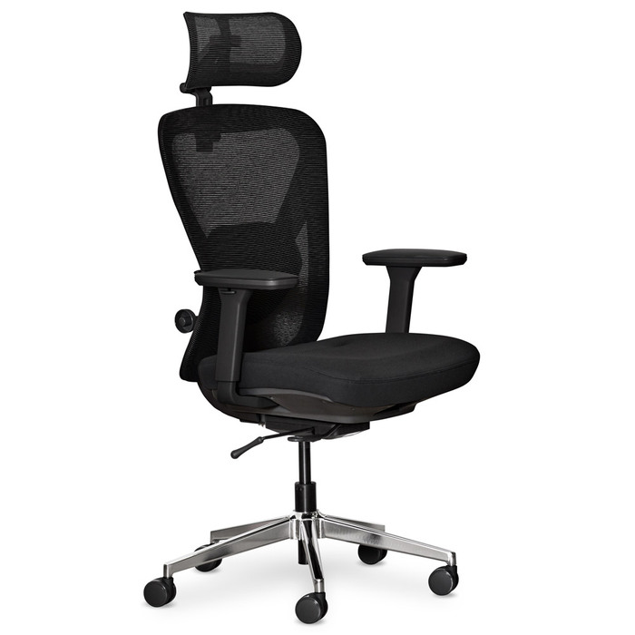 Крісло Mealux Q1 Air Fabric Black (арт HF-Q1 F/B)