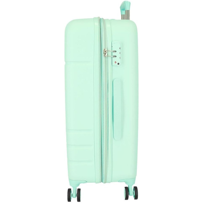 Набір валіз Movom Galaxy, блакитний, 55/68 см, ABS, з комбінаційним замком, 111 л, 6,56 кг, 4 колеса, для багажу, ручна, середній та великий, Azulon