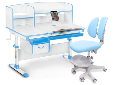 Комплект Evo-kids Evo-50 BL Blue (арт. Evo-50 BL + крісло Y-408 KBL)
