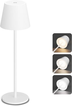 Aipsun LED настільна лампа акумуляторна, диммер, зелена, 5500mAh, IP54, для дому та вулиці (ресторан, бар, спальня)