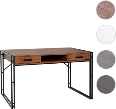 Офісний стіл, Комп'ютерний стіл, 122x70см 3D Конструкція - Дикий дуб, 27