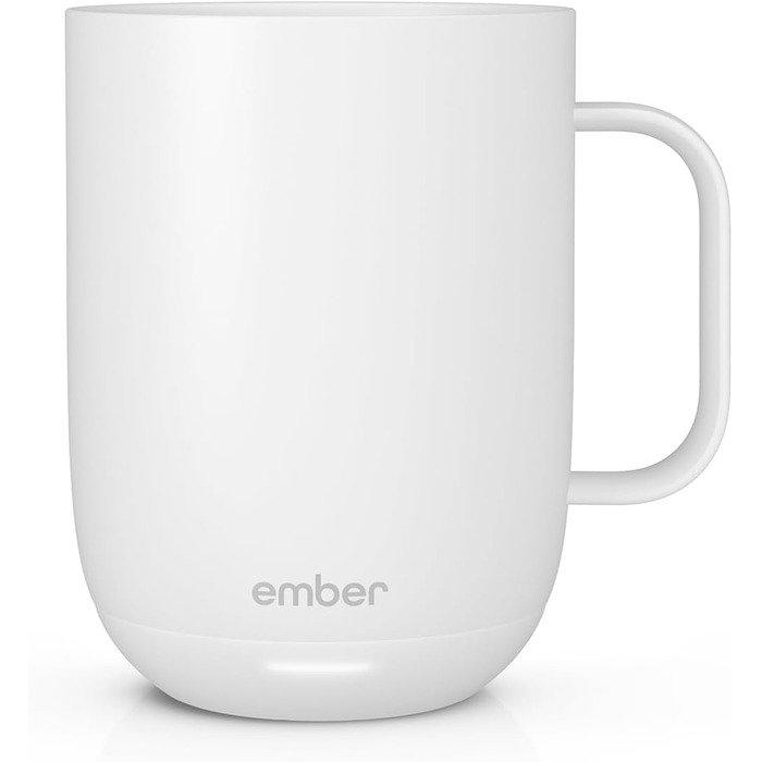 Розумна кружка Ember Temperature-Control 2, 414 мл, біла, 80 хв батарея, з керуванням додатком, новий дизайн