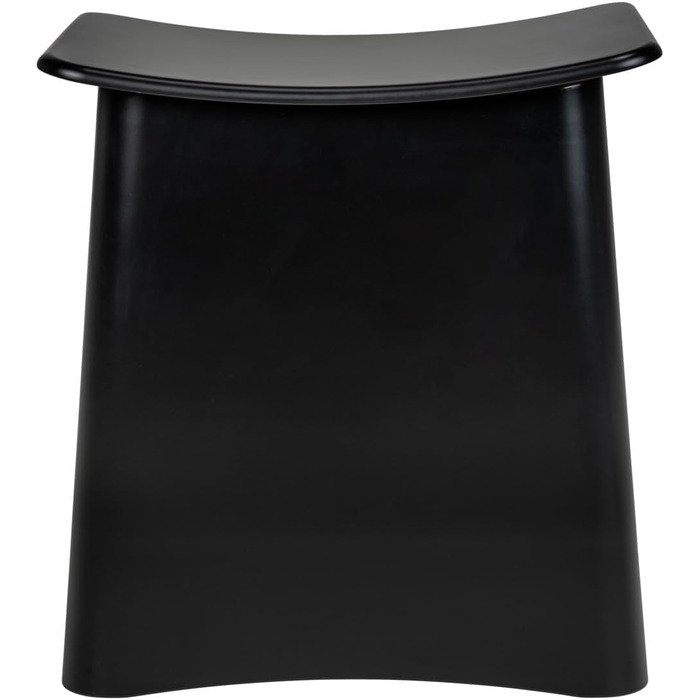 WENKO 2в1 табурет-кошик для білизни Wing білий - табурет для ванної кімнати з винімним мішком для білизни, об'єм 33 л, пластик (ABS), 45 x 48 x 33 см, білий, 48 x 33 x 45 см (чорний)