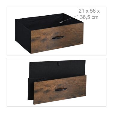 Комод Relaxdays з 3 висувними ящиками