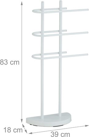 Вішалка для рушників, 3 шт. анги, металева, 83x39x18 см, вішалка для одягу, рушникосушка для душу, біла