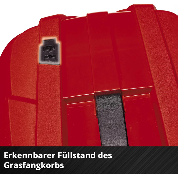 Акумуляторний газонокосарка Einhell GE-CM 36/33 Li Kit Power X-Change (36 В, ширина косіння 33 см, до 250 м², кошик 30 л, висота стрижки 25-65 мм, 2 x 2.5 Ah акумулятори + 2 зарядні пристрої)