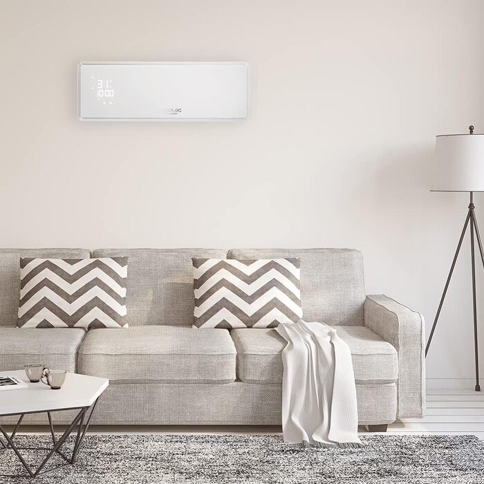 Електричний обігрівач Cecotec Ready Warm 5350 Power Box Ceramic Connected: 2000 Вт, LED-дисплей, Wi-Fi, пульт, 3 режими, гойдання, IP22, безпека