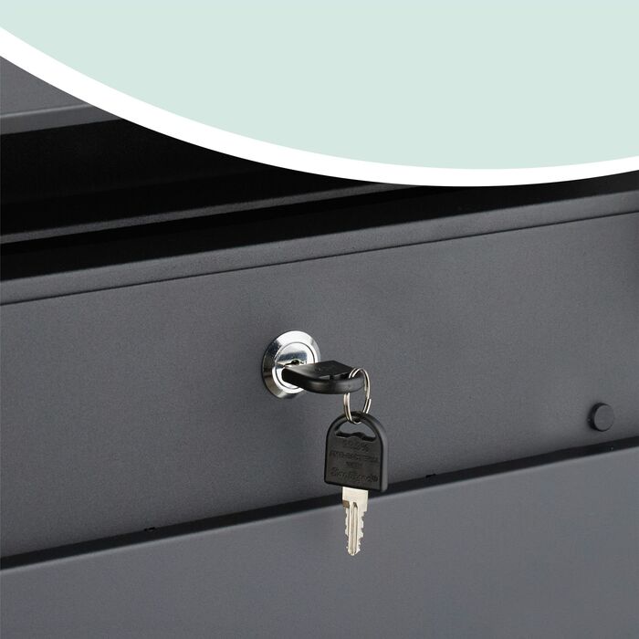 Скріпка Relaxdays з відсіком для газет