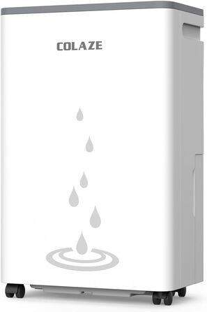 Електричний осушувач повітря COLAZE 20L/24H для дому, підвалу, вітальні. Осушувач повітря для приміщень до 150 м³ (50 м²). Тихий, для квартири, будинку.