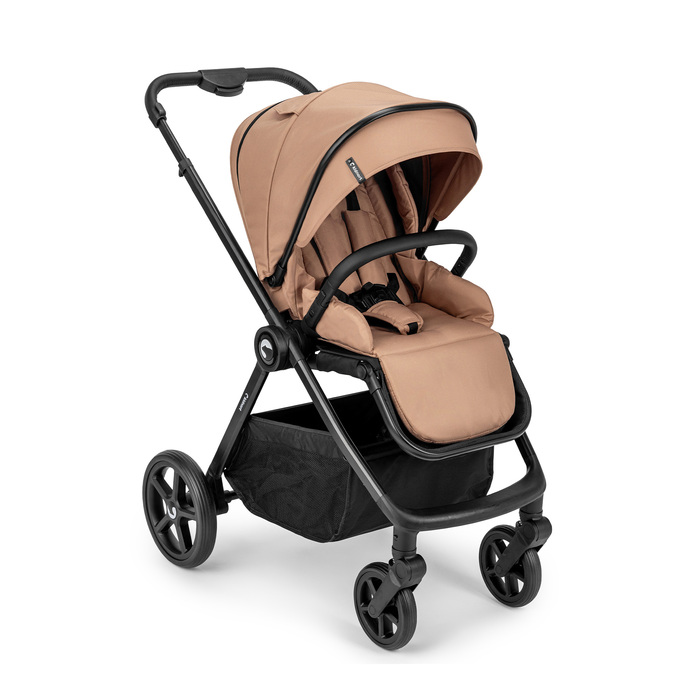 Дитячий прогулянковий візок Kidnort Älskar, коричневий, алюмінієвий, з аксесуарами