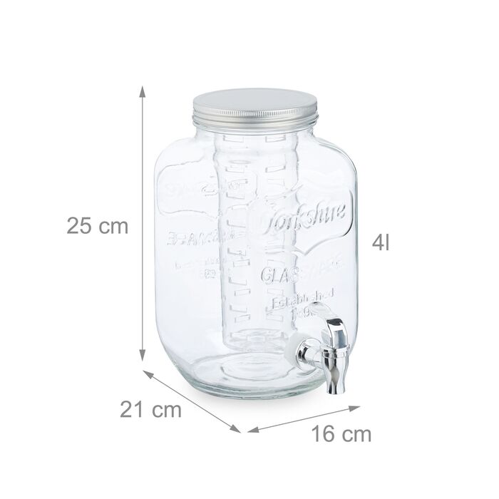 Дозатор для напоїв Relaxdays з вкладишем