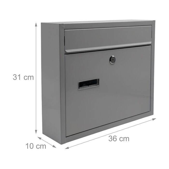 Скріпка Relaxdays для поштової скриньки з табличкою для імені