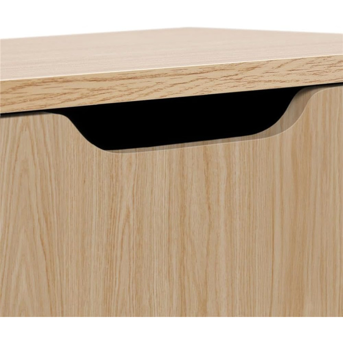 Приліжкові тумбочки Yaheetech (2 шт) з ящиком, світло-коричневий дуб