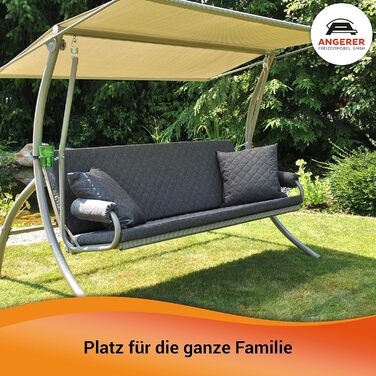 Гойдалка Ангелер Голлівуд Елеганс Джой – для сидіння, лежання та відпочинку, з функцією ліжка, проста збірка, Made in Germany, високоякісний матеріал, темно-сірий