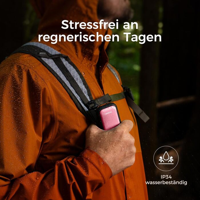 Електричні грілки для рук OCOOPA UT4 Young (рожеві) - 5000mAh, водонепроникні, USB, 2 шт.