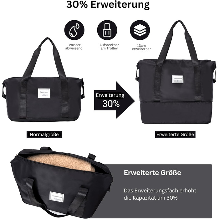 Набір валіз Travelhouse Ascona 5-в-1 (75/65/55 см) з TSA-замком, Spinner-колесами, ABS+PC, темно-зелений (чорний)