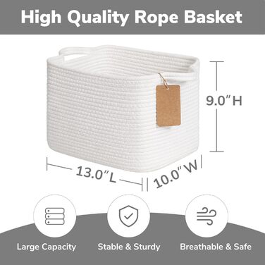 Кошики для зберігання TIMEYARD, декоративні плетені кошики, 3 шт., 33 x 25 x 22,5 см, для іграшок, рушників, подарунків