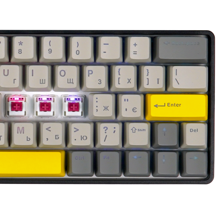 Клавіатура механічна бездротова EPOMAKER EP64 Mulan Black (EP64-B-M)