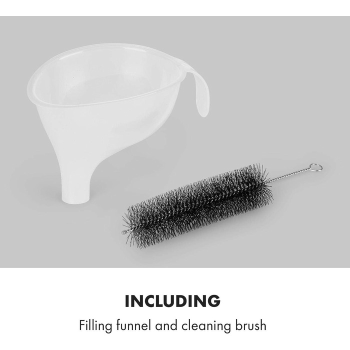 Машина для приготування морозива Klarstein Sweet Sundae, 1.5 л, компресор, 200 Вт, система видачі, авто-охолодження 3 год, авто-очищення, нержавіюча сталь, білий