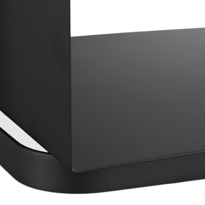 Кошик для дров Relaxdays, чорний