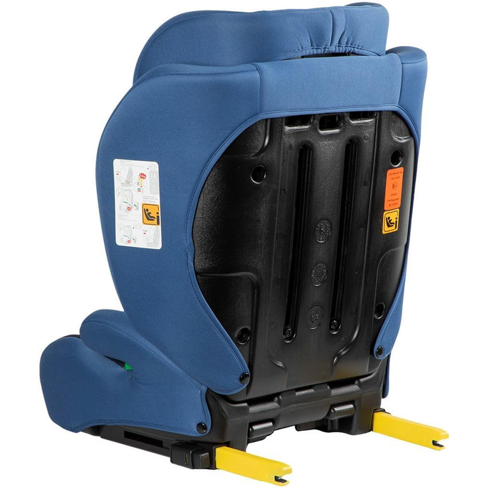 Автокрісло Disney для дівчаток 100-150 см з ISOFIX, з принтами Ельзи, Анни та Олафа (фіолетове)