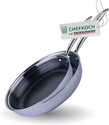 Сковорода Chefkoch від Fackelmann – діаметр 28 см, преміум якість, з керамічним антипригарним покриттям, для всіх типів плит (включно з індукцією)