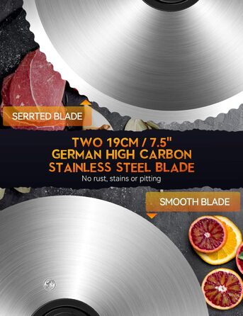 Електричний слайсер 200W з нержавіючої сталі - кухонна машина з регулюванням 0-15 мм, 2 леза, для м'яса, ковбаси, сиру та хліба