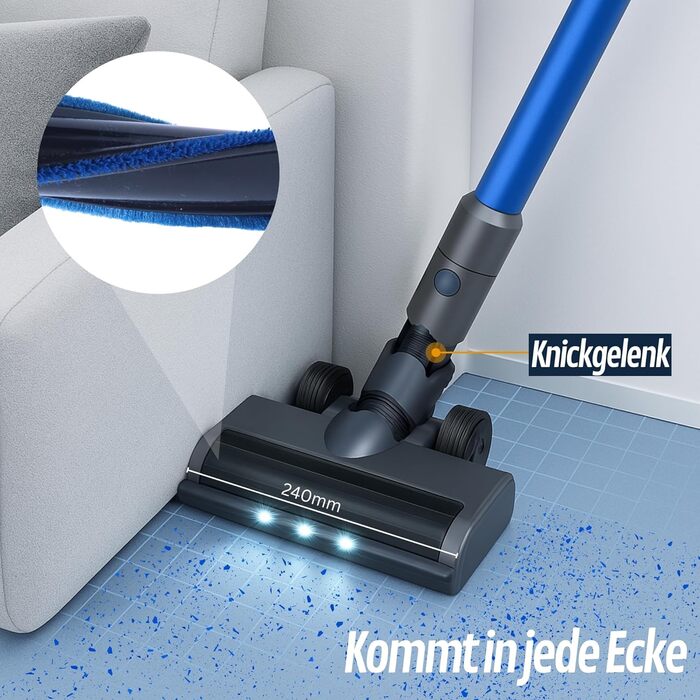 Акумуляторний пилосос 3-в-1 VARIO150: ручний, вертикальний, для килимів та підлоги, від тваринного волосся, до 45 хв роботи