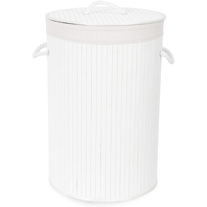 Кошик для білизни з бамбука знімний мішок - стильний аксесуар для ванної, спальні або пральні, декоративне зберігання