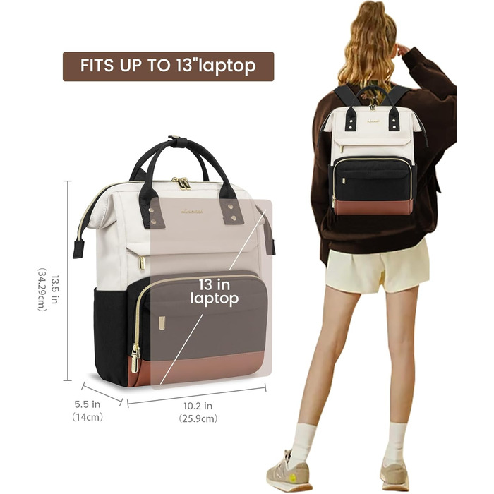 LOVEVOOK Рюкзак для жінок, великий, з відділенням для ноутбука 17.3 дюйма, шкільний, для підліток, дівчаток, для навчання, подорожей, бізнесу, водонепроникний, сірий, рожевий