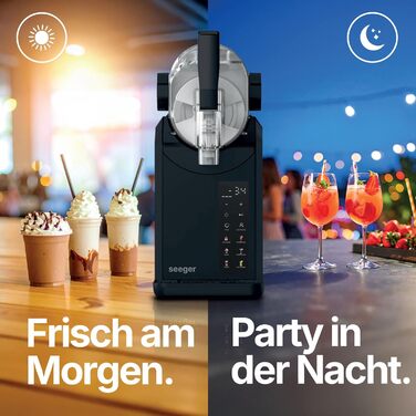 Машина для приготування сляшів, коктейлів та молочних коктейлів Seeger SuperSlush 2L 7-в-1