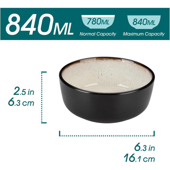 Набір посуду Vancasso AMBER на 12 осіб, 48 предметів: тарілки обідні, десертні, супові, миски. Реактивна глазур, жовтий. Підходить для мийки посуду