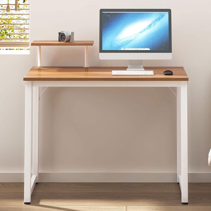 Комп'ютерний стіл SDHYL 100 см: сучасний дизайн, полиці для зберігання, ідеальний для дому та офісу