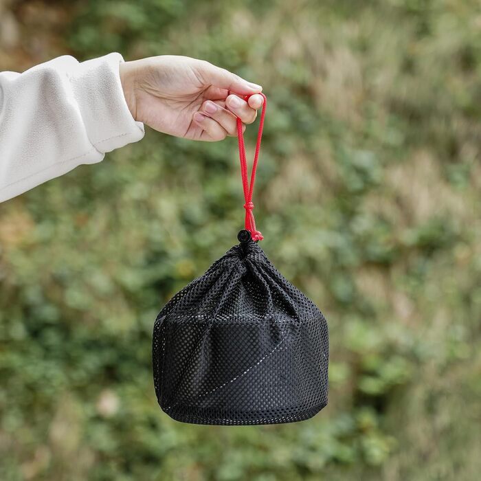 iBasingo 2.9L Титановий турпосуд з великою ємністю, для кемпінгу та приготування їжі на відкритому повітрі. Легкий посуд з відкидним ручками для 1-3 осіб (Ti2045C)