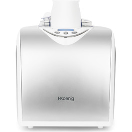 Електрична машина для приготування льоду H.Koenig HF180 - 1 л - 135 Вт - приготування морозива, сорбету та йогурту