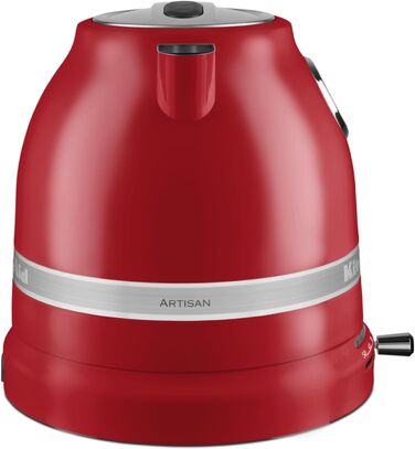 Електричний чайник KitchenAid з регулюванням температури 50-100°C, 1.5L, з фільтром від накипу, нержавіюча сталь (імперський червоний)