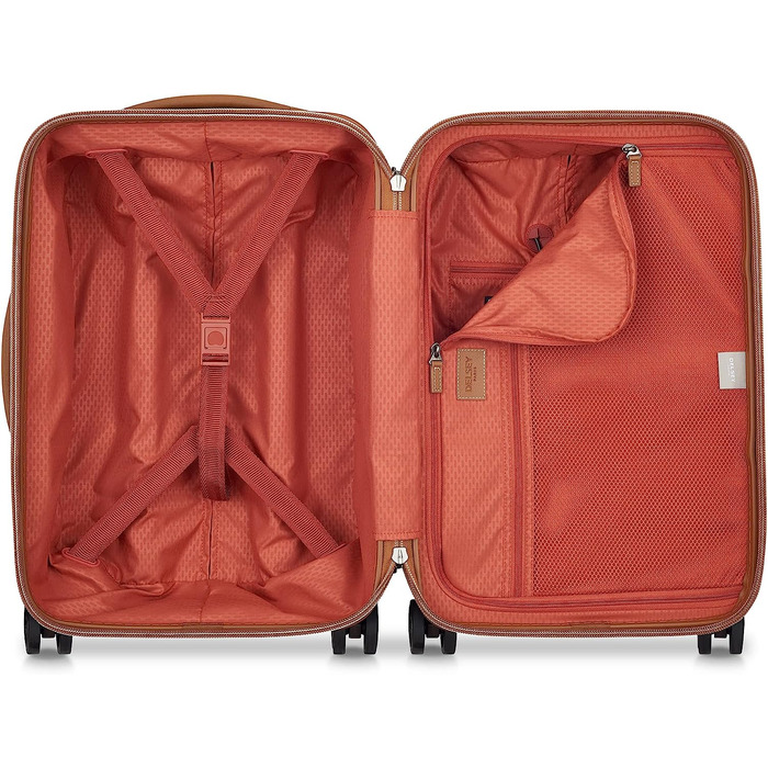 Чемодан DELSEY Paris Chatelet Air 2.0 (2 шт., 19/28), коричневий, з обертовими колесами