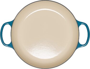 Каструля Le Creuset Signature з чавуну, 3,5 л, для всіх типів плит (включно з індукцією), 26 см, Ocean