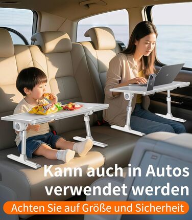 Зручний столик-підставка для ноутбука з регулюванням висоти, лапдеск для ліжка, дивана, софи. Сумісний з ноутбуками до 17 дюймів.