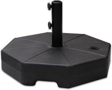 Обтяжувач для парасольки Helios&Hestia Robuster, 50,8 кг, чорний, пластиковий, для вулиці, тераси, ринку