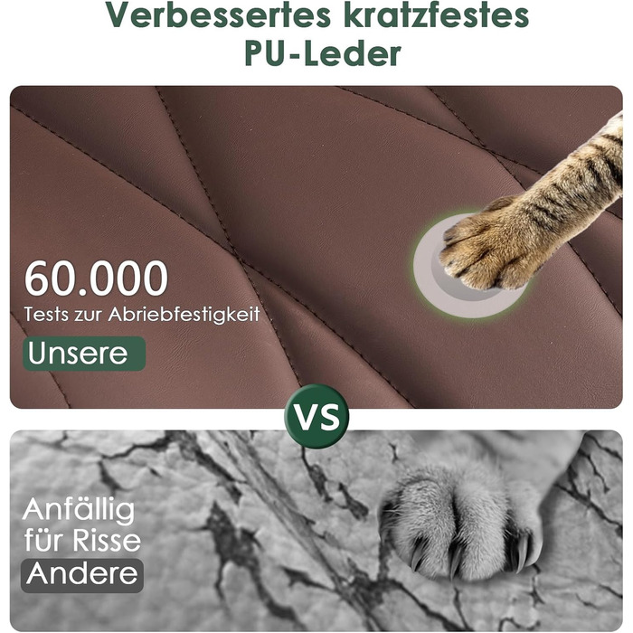 Офісний стілець YOUTASTE з візерунком листя, ергономічний, регульований по висоті, з функцією гойдання, без підлокітників, шкіряний, для дому та офісу (колір: коричневий)