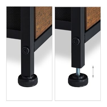 Комод Relaxdays з 4 висувними ящиками